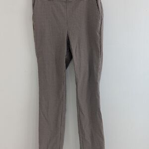 Rafaella Men's Houndstooth Dress Pants - Brown and Black